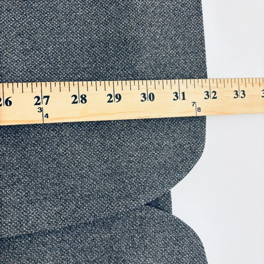 Oscar de la Renta Blazer Mens 42R Gray Lambswool Cashmere 2 Button Fully Lined